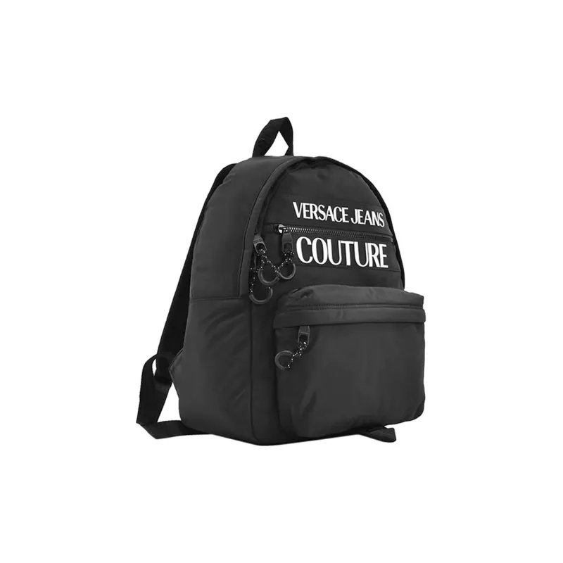 VERSACE JEANS COUTURE Polyester Backpack Regular Men's Black-2