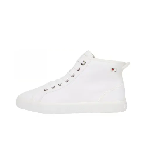 Tommy Hilfiger Canvas Shoes Women's High-Top White