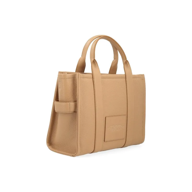 MARC JACOBS The Leather Medium Tote Bag Camel-3