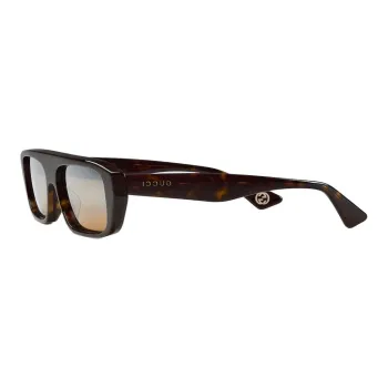 GUCCI Tortoiseshell Rectangle frame Sunglasses
