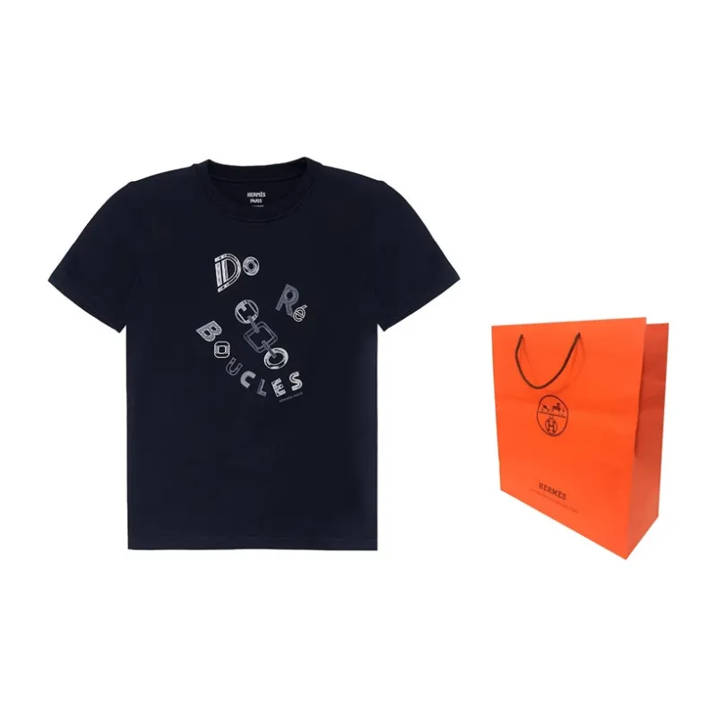HERMES SS23 Regular T Shirt Women's Black-2