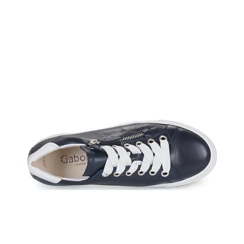 Gabor Abrasion Resistant Low Top Skateboard Shoes Women's Black-3