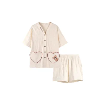 Follow The United States Pajama Set Women's Apricot
