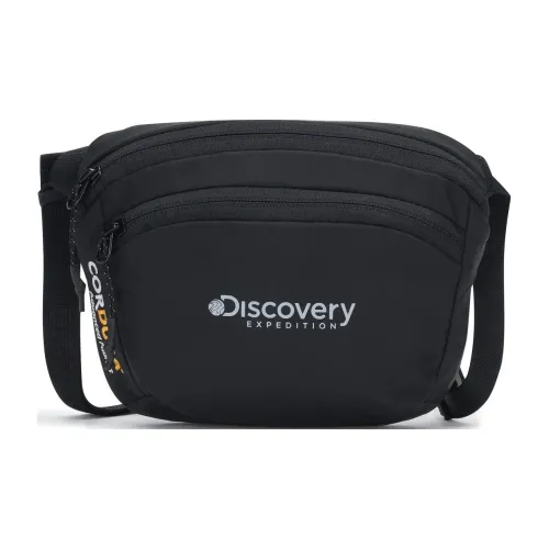 Discovery Expedition Nylon With Polyester Shoulder Bag, Crossbody Bag Regular Unisex Black