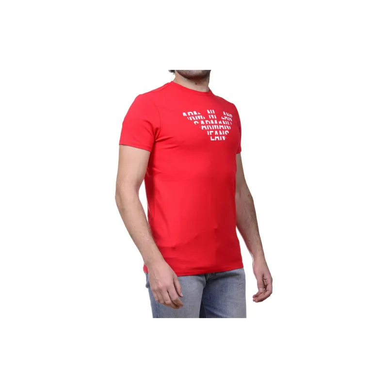 ARMANI JEANS T Shirts Men Red-2