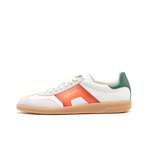 Santoni Colourblock Panelled Sneakers