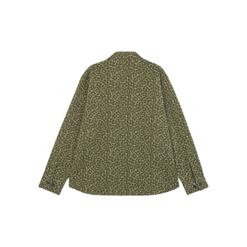 Maison Kitsuné Allover Floral Printed Overshirt-1