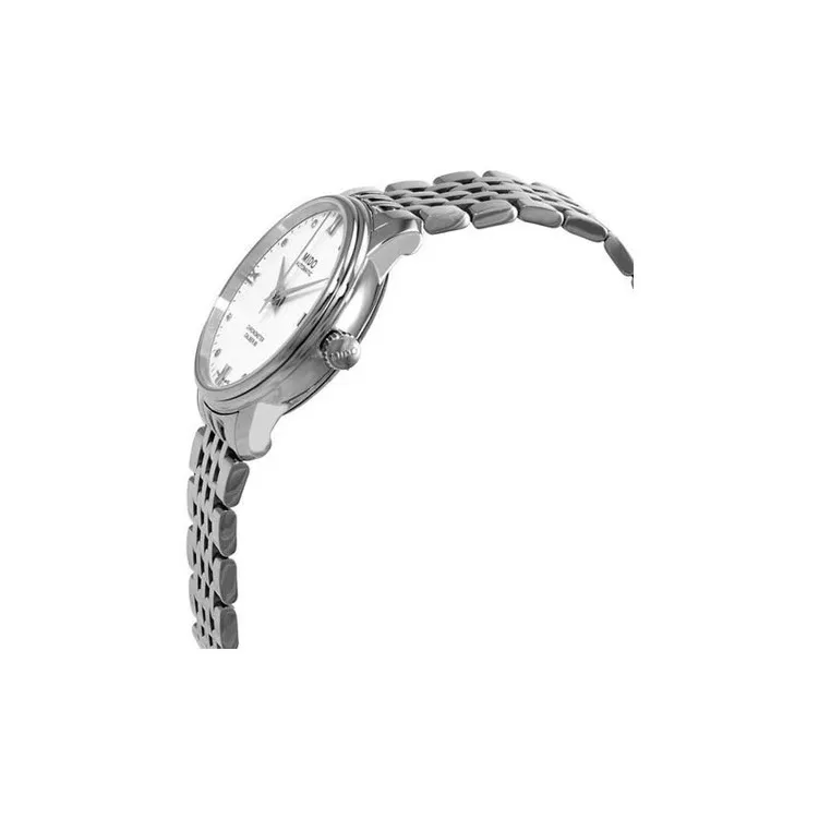 MIDO Baroncelli Collection Automatic Mechanical Movement Women's Watch Watch 34mm White Dial M027.208.11.016.00-1