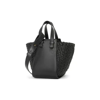 LOEWE Hammock Soft Calfskin With Lambskin Accents Shoulder Bag Crossbody Bag Handbag Women's Black