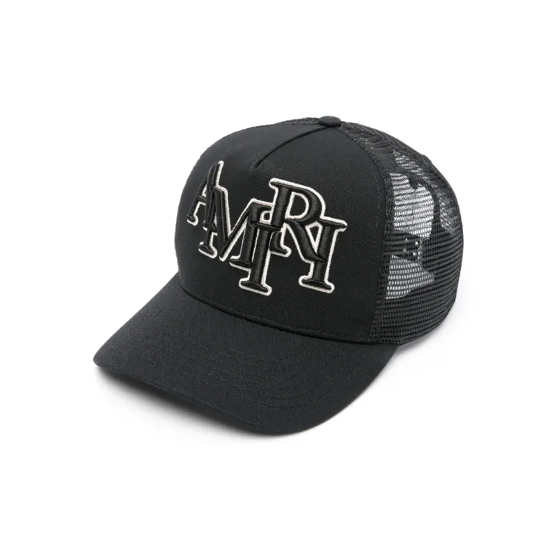 AMIRI Staggered Logo Trucker-0