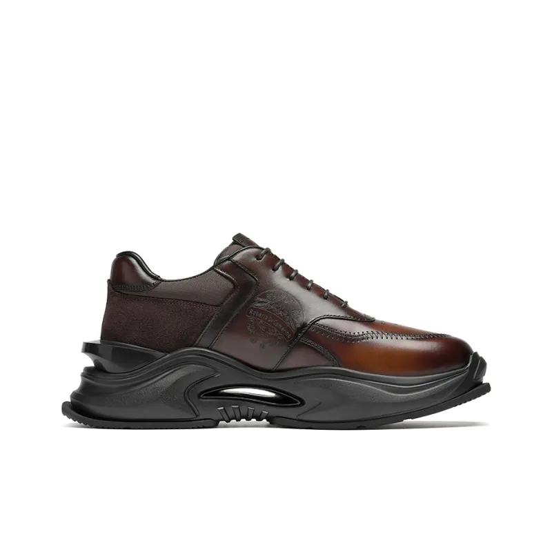 ROBERTA DI CAMERINO Anti Slip And Wear Resistant Height Increasing Low Top Chunky Sneakers Men's-6