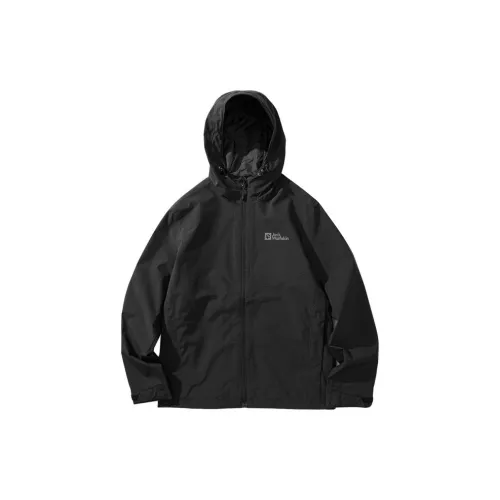 JACK WOLFSKIN Windbreaker Jackets Men Black