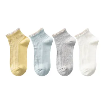 XXLLG Ankle Socks Women's 4 Pack