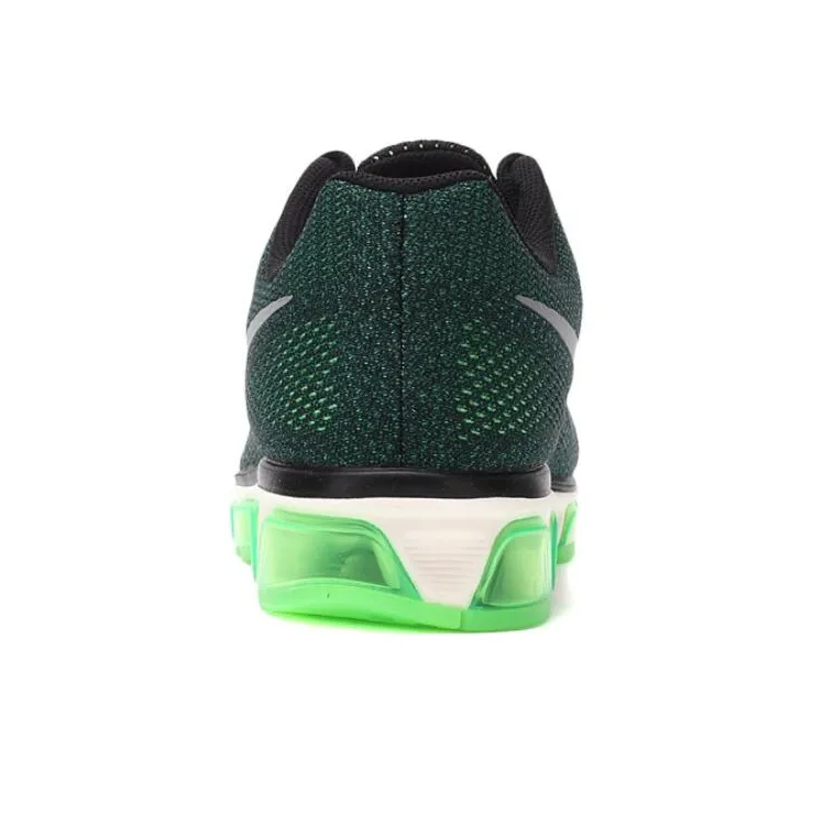 Nike Air Max Tailwind Cushioning Slip Resistant Low Top Running Shoes Men's Black Green-4