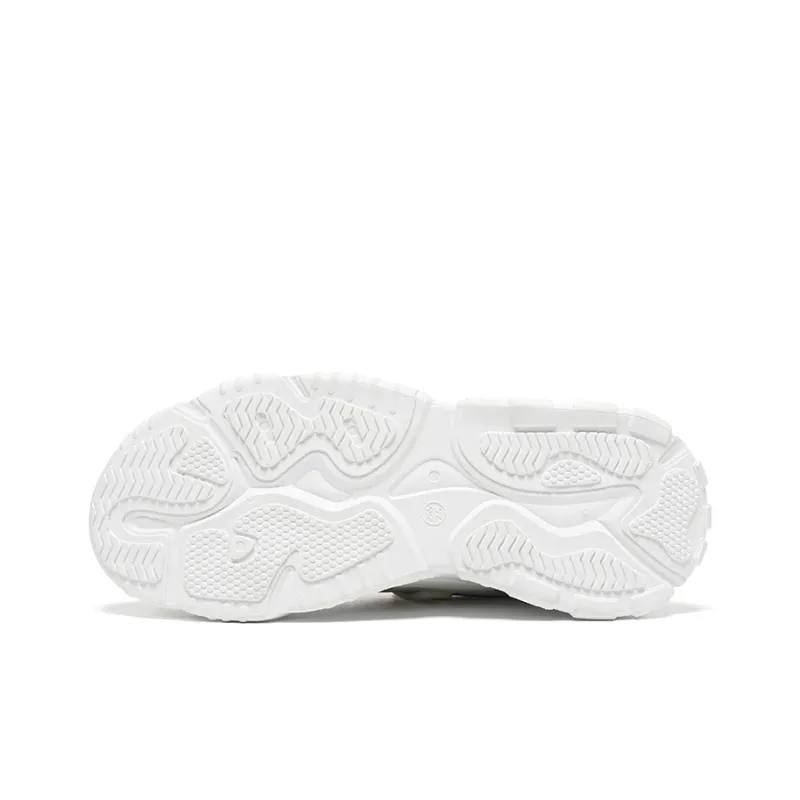 WARRIOR Chunky Sneakers Unisex Low Top Black/Beige-3