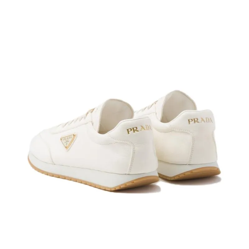 PRADA Low Top Casual Shoes Men's Ecru-3