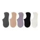 5 Pack, Dark Gray+Light Beige+Purple Gray+Black+White