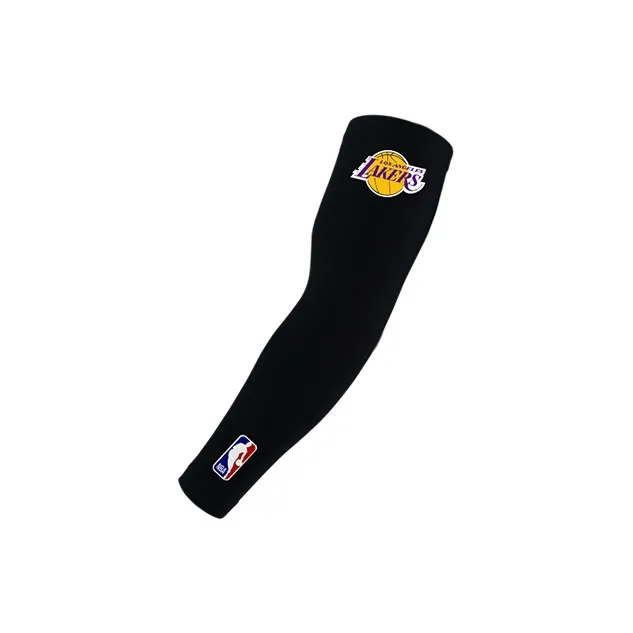 NBA Arm Guards 2 Pack Black White Unisex-9