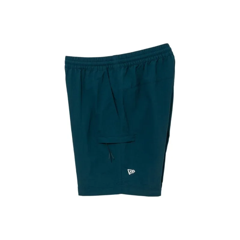 New Era SS24 Casual Shorts Unisex Peacock Blue-2
