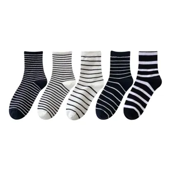 XXLLG Mid-Calf Socks Unisex 5 Pack