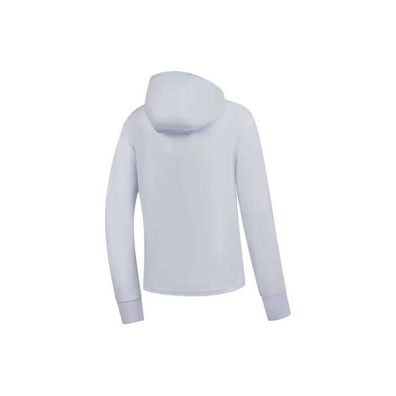 QIAODAN Super Light Breathable Quick Dry Sun Protection Clothing Women's Mist Blue-1