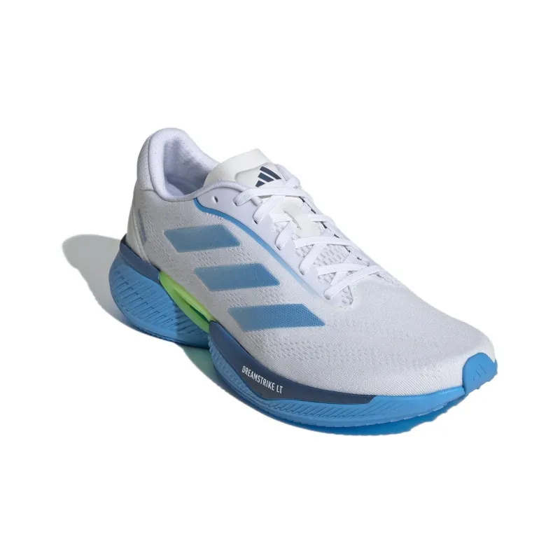 Adidas Supernova Eterno Cushioning Wear Resistant Low Top Running Shoes Men's White Blue-2