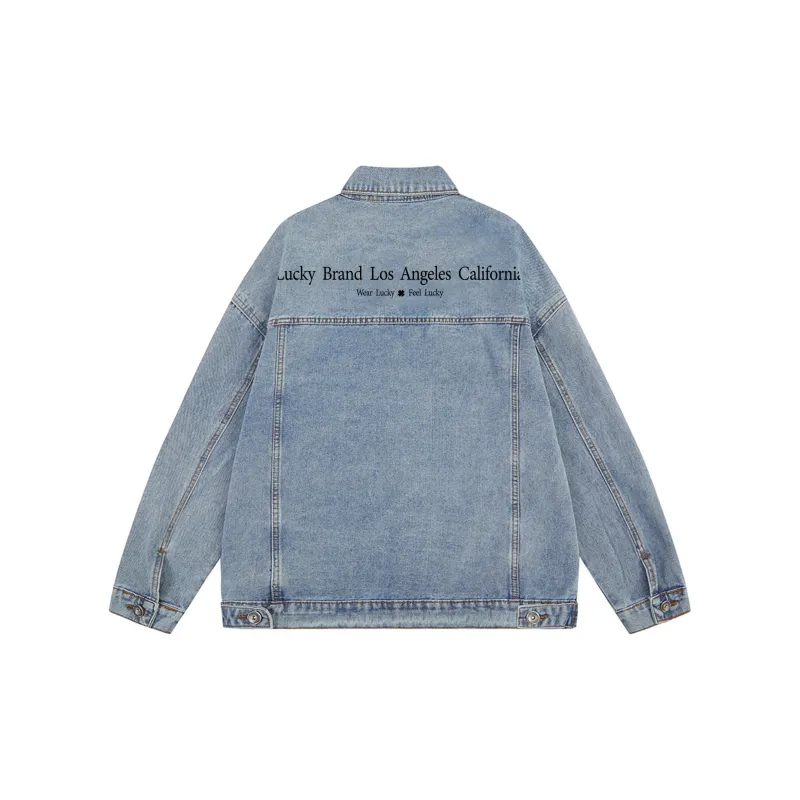 LUCKY BRAND Denim Jackets Unisex-4