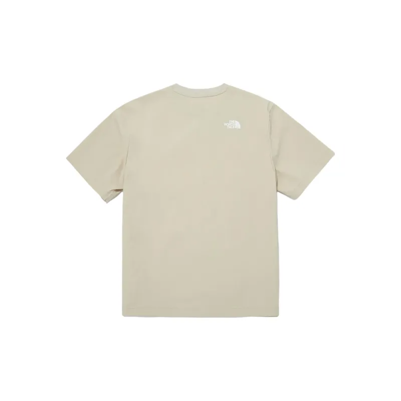THE NORTH FACE M'S ALL ROUND EX S/SR/TEE T Shirt Men's Light Beige-1