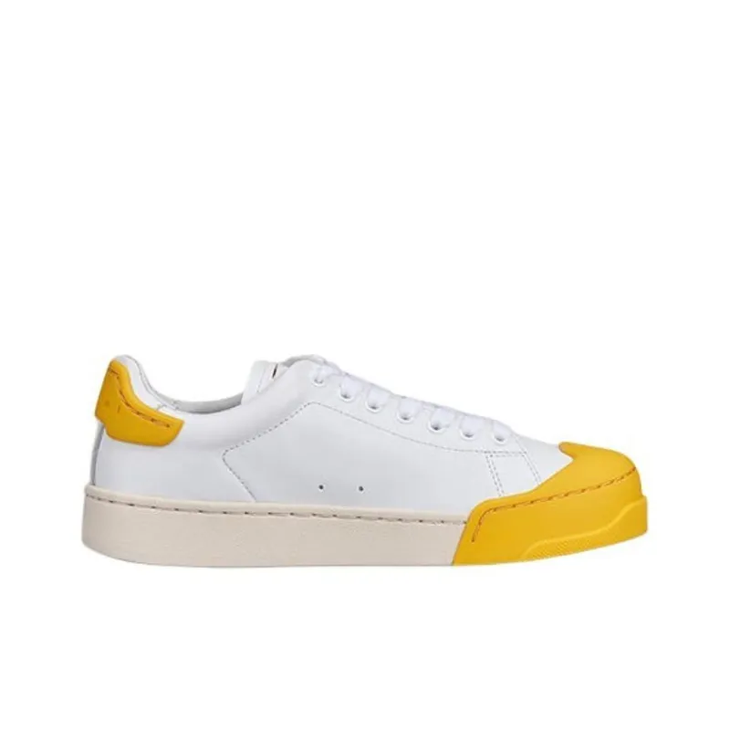 MARNI Low Top Skateboard Shoes Men's White-1