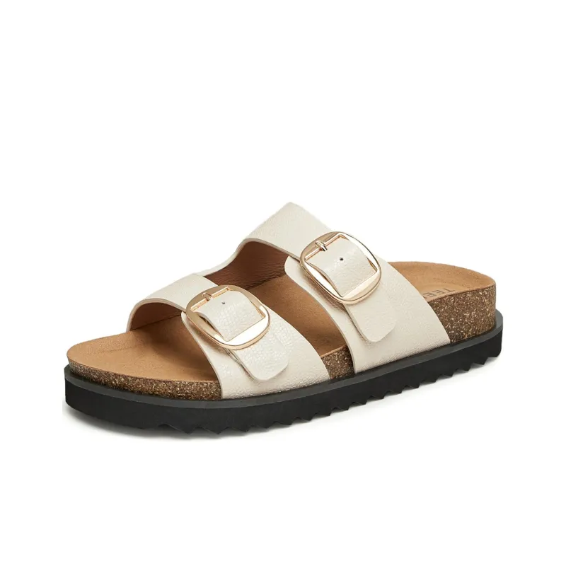 Teenmix Slide Slippers Women's Solid Color-6