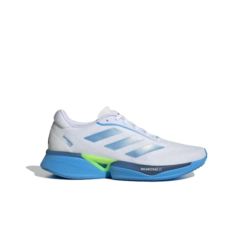 Adidas Supernova Eterno Cushioning Wear Resistant Low Top Running Shoes Men's White Blue-1