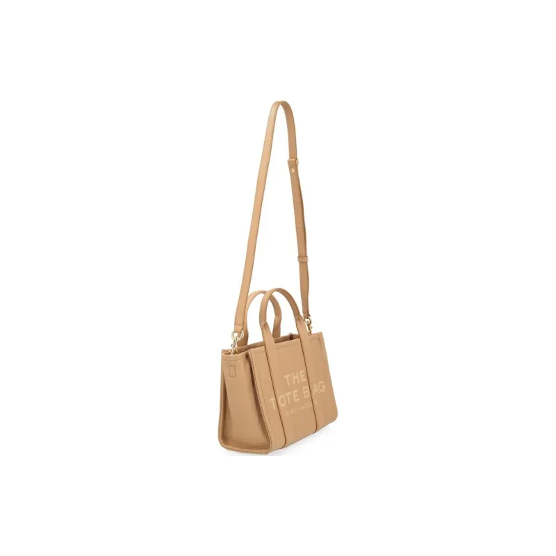 MARC JACOBS The Leather Medium Tote Bag Camel-2