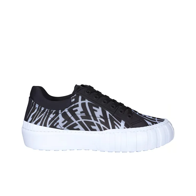 FENDI Low-Top Stylish Skateboarding Shoes Men's Black-1