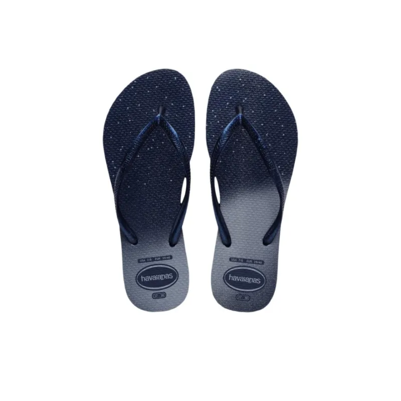 Havaianas Abrasion Resistant Flip Flops Women's Marine Blue-3