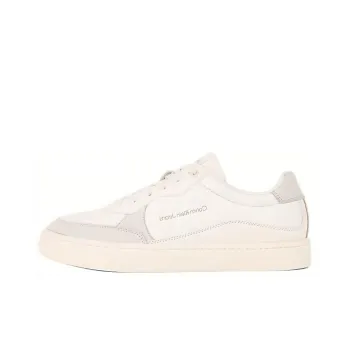 CKJ CALVIN KLEIN JEANS Low Top Skateboard Shoes Men's Ivory