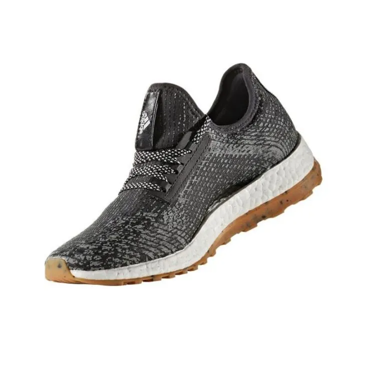 Adidas Pureboost X Cushioning Wear Resistant Low Top Running Shoes Unisex Black White-2
