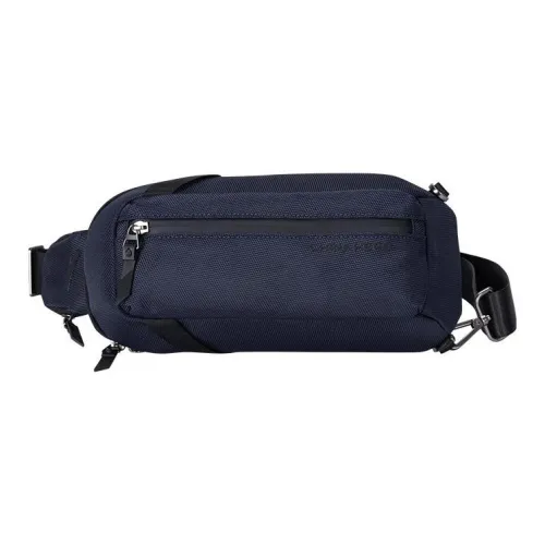 Anta Variety Training Collection Fabric Crossbody Bags Sling Bags Men's Midnight Blue