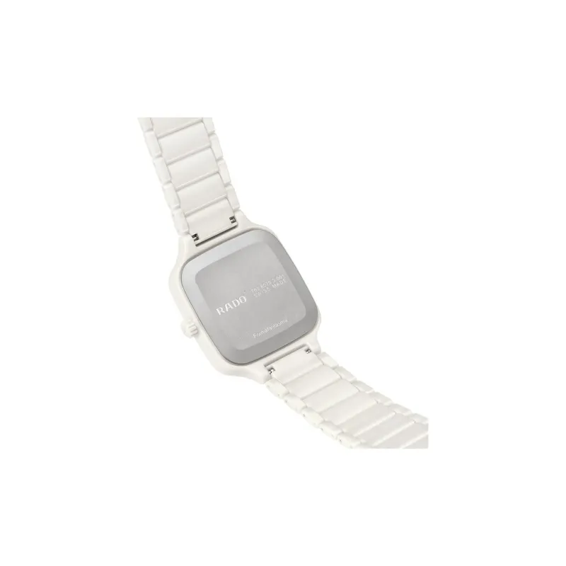RADO Realme Collection Automatic Mechanical Movement Unisex Watch 38mm White Dial Ceramic Watch Case R27076012-2