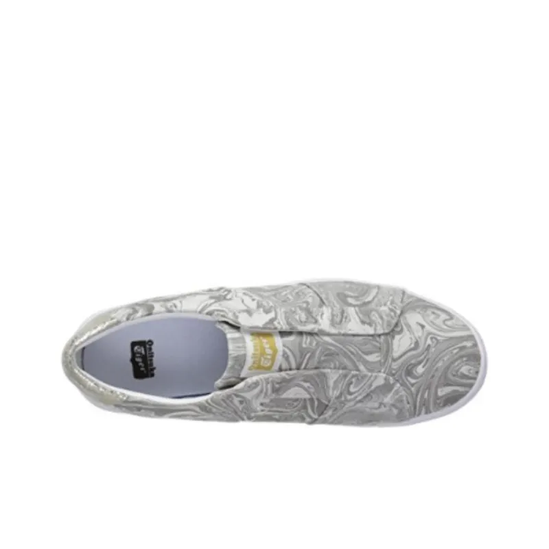Onitsuka Tiger Appian Cushioning Wear Resistant Low Top Skateboard Shoes Unisex White Gray-4