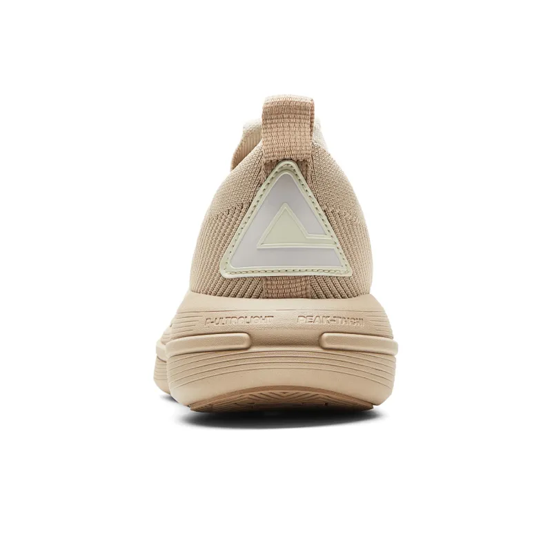 PEAK Training Shoes Men Low Top Khaki Floral Yarn-4