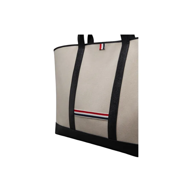 THOM BROWNE RWB stripe Tote Bag-4