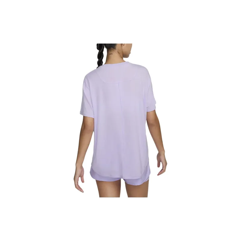 Nike Drop Shoulder Sleeve T Shirt Women's Purple-1