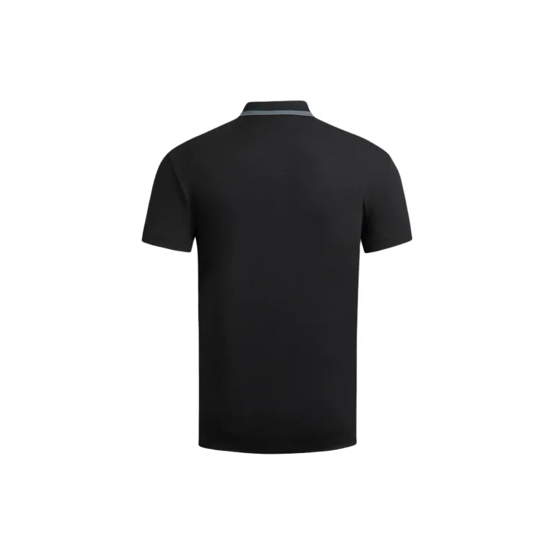 ARMANI EXCHANGEAE SS24 Polo Shirt Men's Black-1