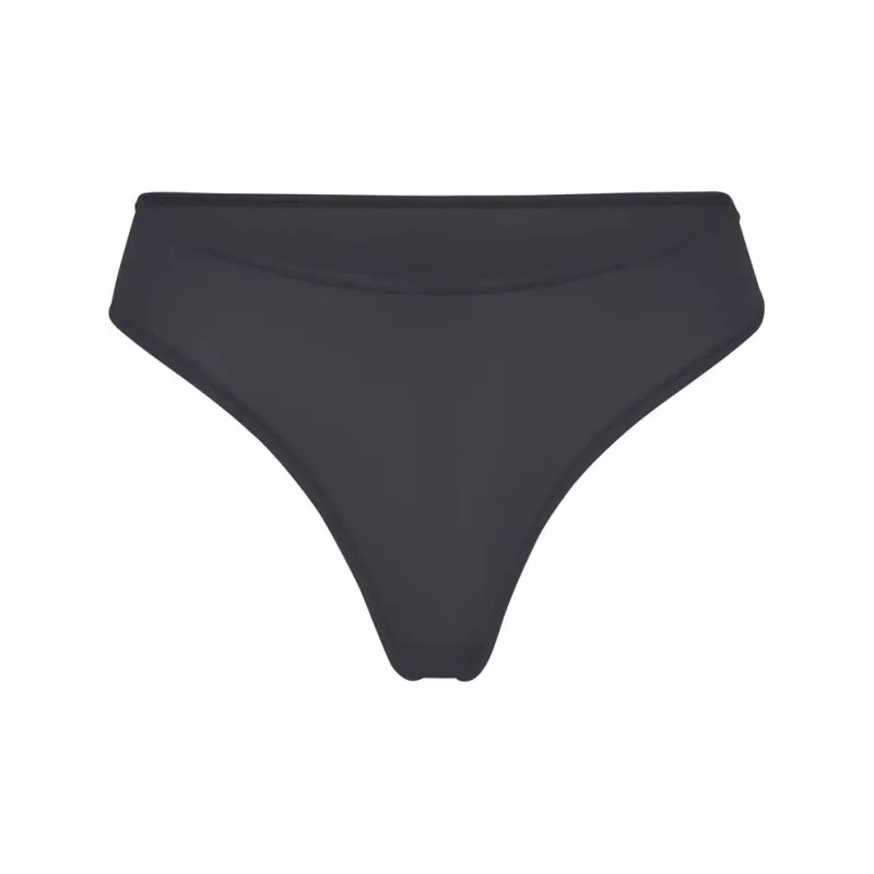 SKIMS FITS EVERYBODY THONG Underpants Women's 1 Pack GRAPHITE/Graphite-0