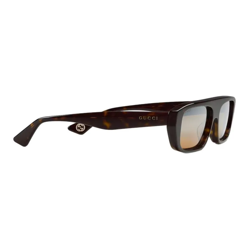GUCCI Tortoiseshell Rectangle frame Sunglasses-2