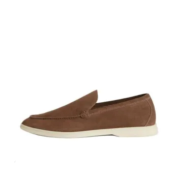 Loro Piana Summer Walk Loafers Men's Brown