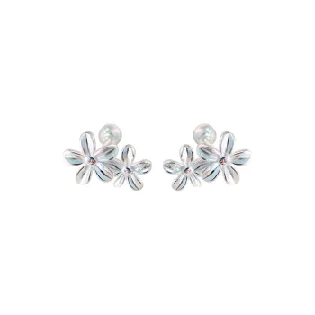 Qing Yi 999 Fine Silver Earrings Women's