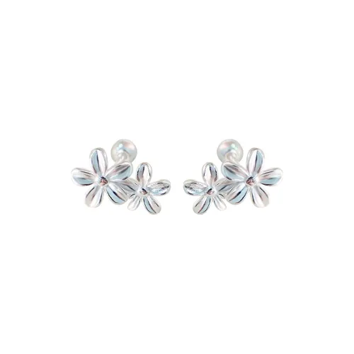 Qing Yi 999 Fine Silver Earrings Women's