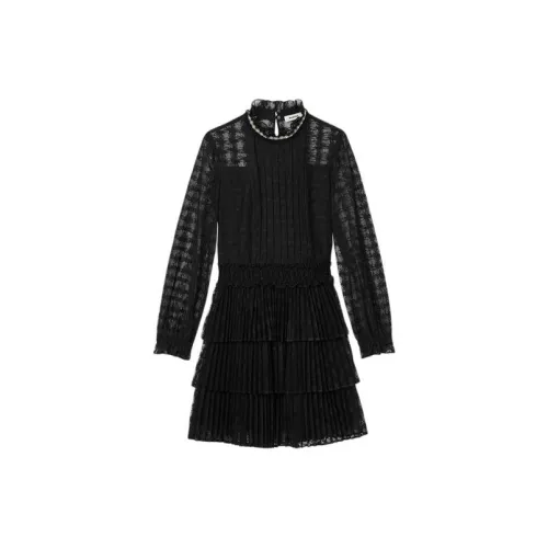 Sandro Long-Sleeved Dresses Women's Black