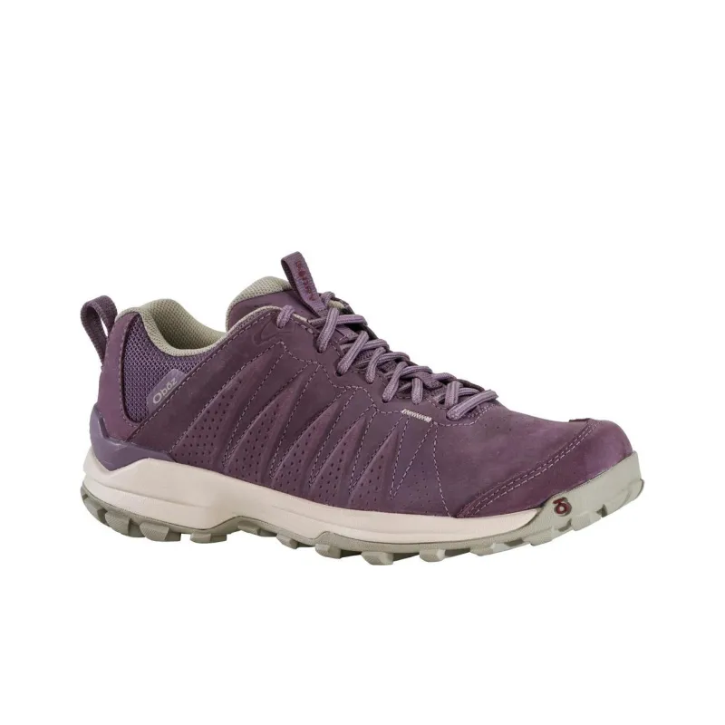 Oboz Footwear Sypes Cushioning Wear-Resistant Low-Top Hiking Trekking Shoes Women's Purple White-2